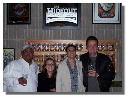 Marc Moore's Brewery Tour (minus designated driver) to Hideout Brewery in Grand Rapids Michigan