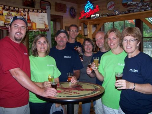 Wisconsin Brewery Tour Group at Leinenkugel's